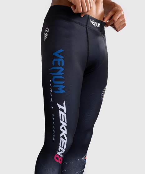 Venum x TEKKEN 8 Spats - Paul Phoenix - Black/Blue
