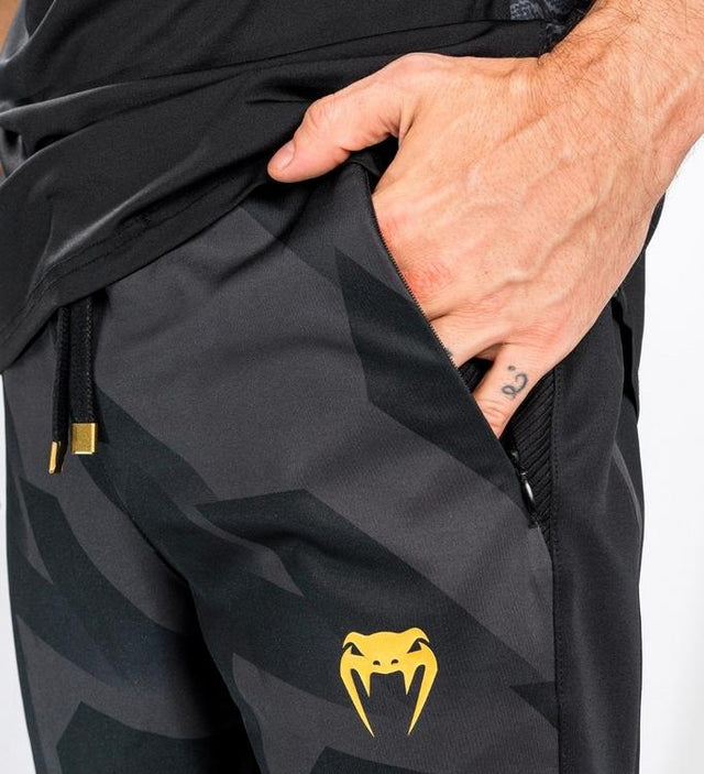 Pantalon d'entraînement Venum Razor – Noir/Or – Shorts