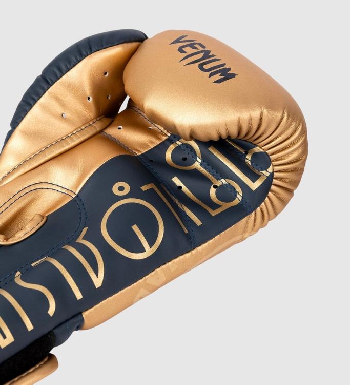 Venum X Rajadamnern (Kick)Bokshandschoenen - Goud/Zwart - (Kick)Bokshandschoenen