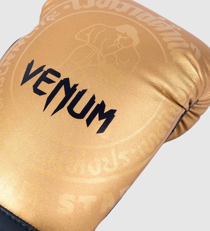 Venum X Rajadamnern (Kick)Bokshandschoenen - Goud/Zwart - (Kick)Bokshandschoenen