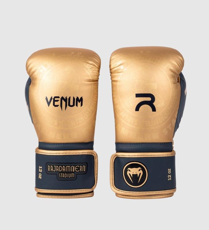 Venum X Rajadamnern (Kick)Bokshandschoenen - Goud/Zwart - (Kick)Bokshandschoenen