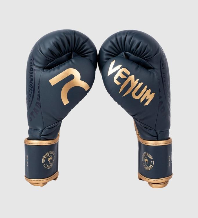 Venum X Rajadamnern (Kick)Bokshandschoenen - Zwart/Goud - (Kick)Bokshandschoenen