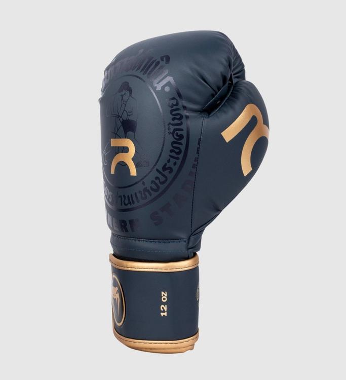 Venum X Rajadamnern (Kick)Bokshandschoenen - Zwart/Goud - (Kick)Bokshandschoenen