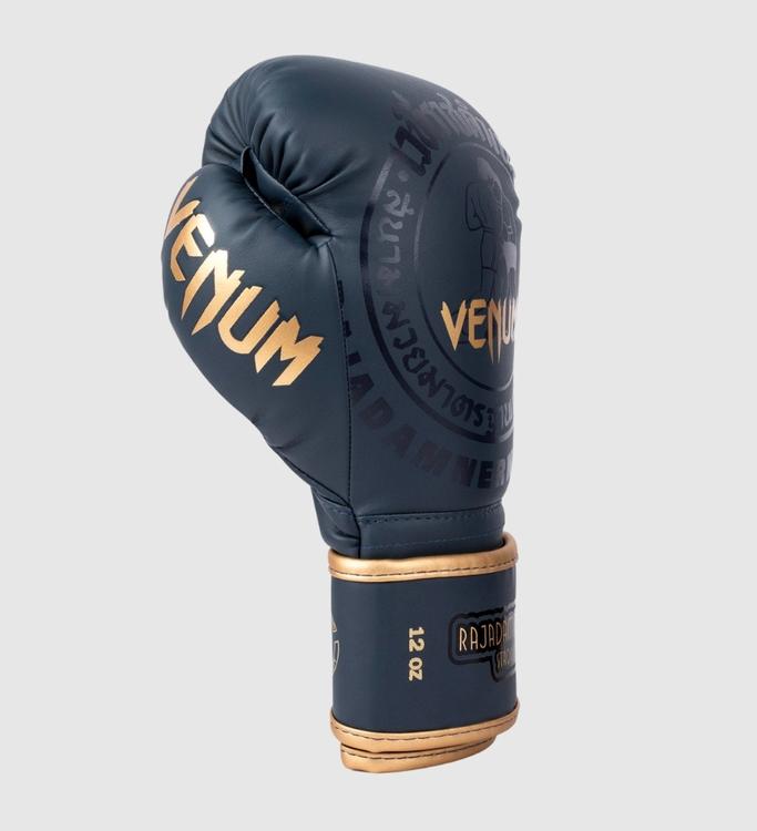 Venum X Rajadamnern (Kick)Bokshandschoenen - Zwart/Goud - (Kick)Bokshandschoenen