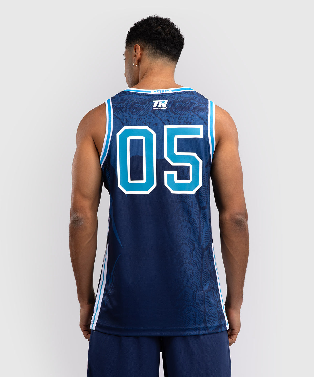 Venum x Top Rank Original Basketball Jersey - Navy Blauw