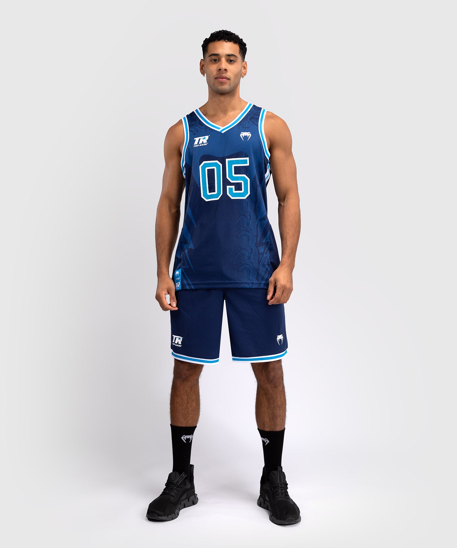 Venum x Top Rank Original Basketball Shorts - Navy Blauw