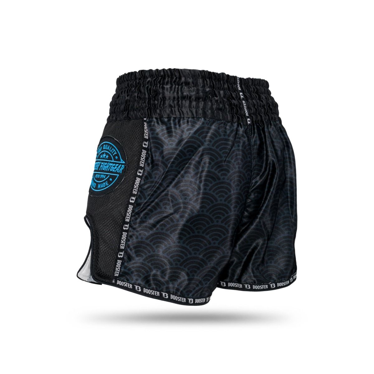 Booster Kickboks Shorts Slugger Wave - Zwart/Blauw