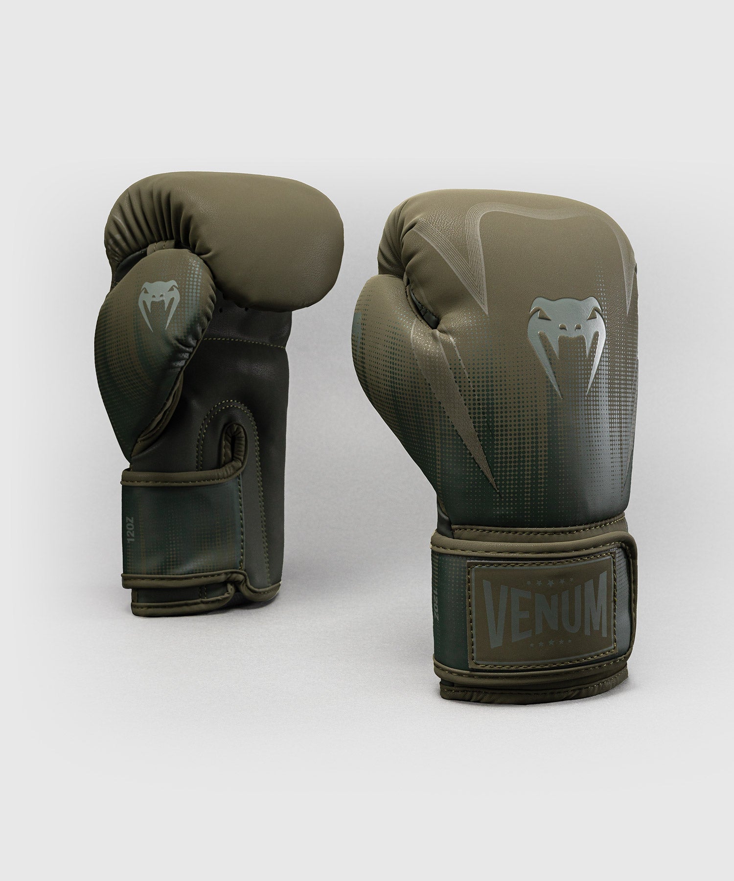 Luvas de boxe Venum Stealth – Caqui/Verde-escuro