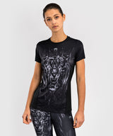 Venum T-Shirt Tiger Dry Tech Dames - Zwart/Zilver