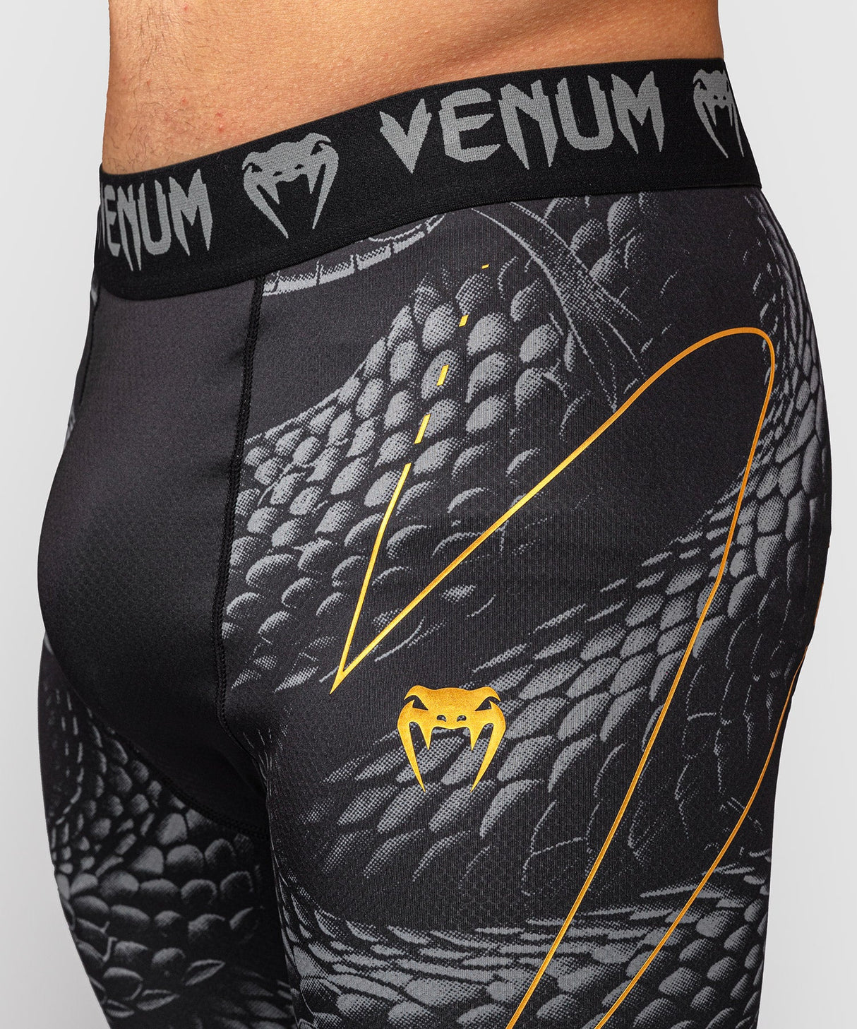 Venum Compressiebroek Matupa - Zwart/Grijs/Goud