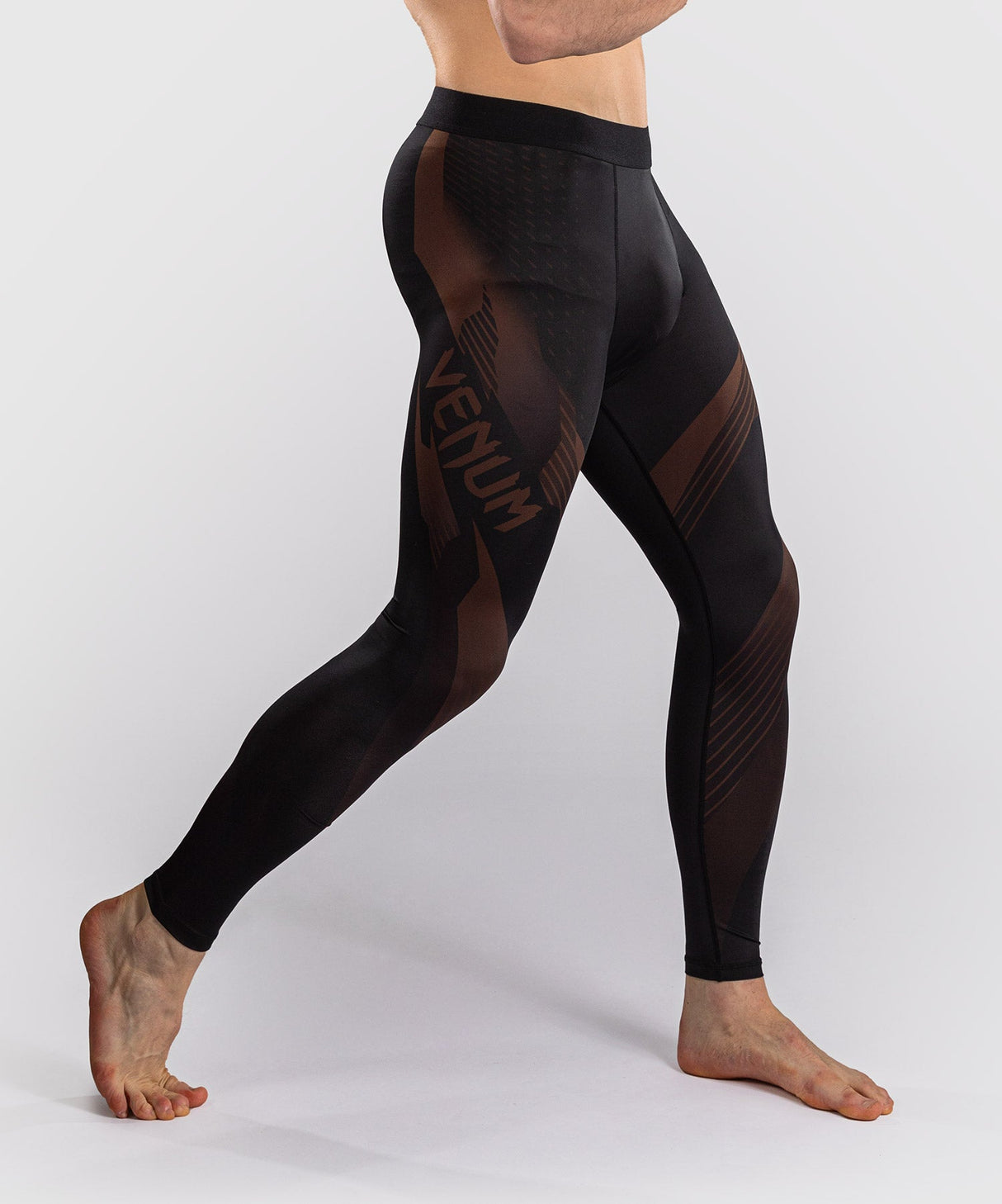 Venum Compressiebroek No-Gi 6.0 - Zwart/Bruin