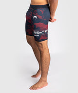Venum UFC MMA Shorts Zenith - Marineblauw/Bordeauxrood/Zilver
