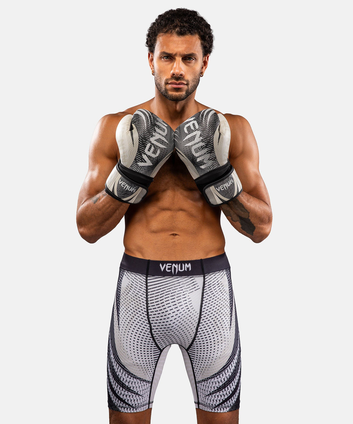 Venum Compressiebroek Galactic 3.0 - Offwhite/Zwart