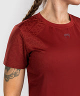 Venum Dames Dry Tech T-Shirt Serpenti - Burgundy