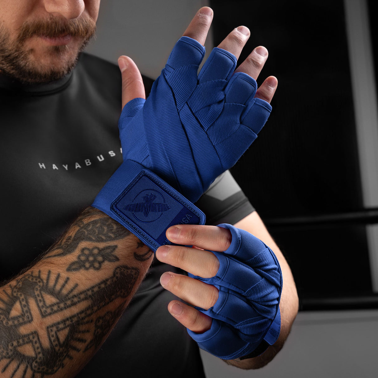 Hayabusa Handwraps Knuckle Guard - Blauw