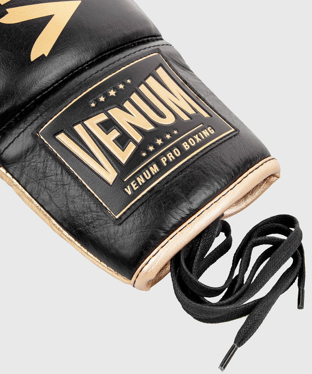 Mănuși de box Venum Hammer – Negru/Auriu