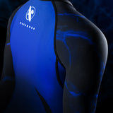 Hayabusa x UFC BJJ Rashguard Lange Mouwen Dames - Zwart/Blauw
