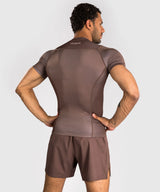 Venum No Gi Rashguard Korte Mouwen - Bruin