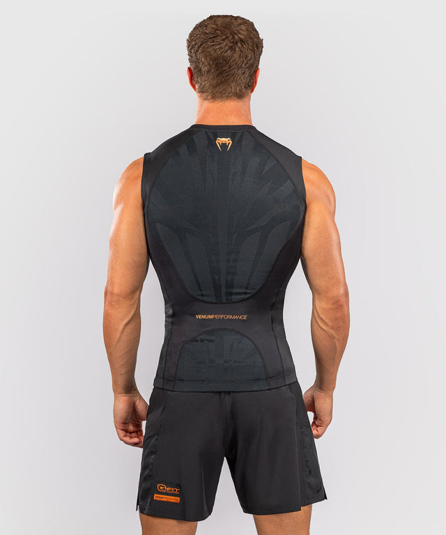 Venum Rashguard G-Fit Revolution Ärmelloses – Schwarz/Kupfer
