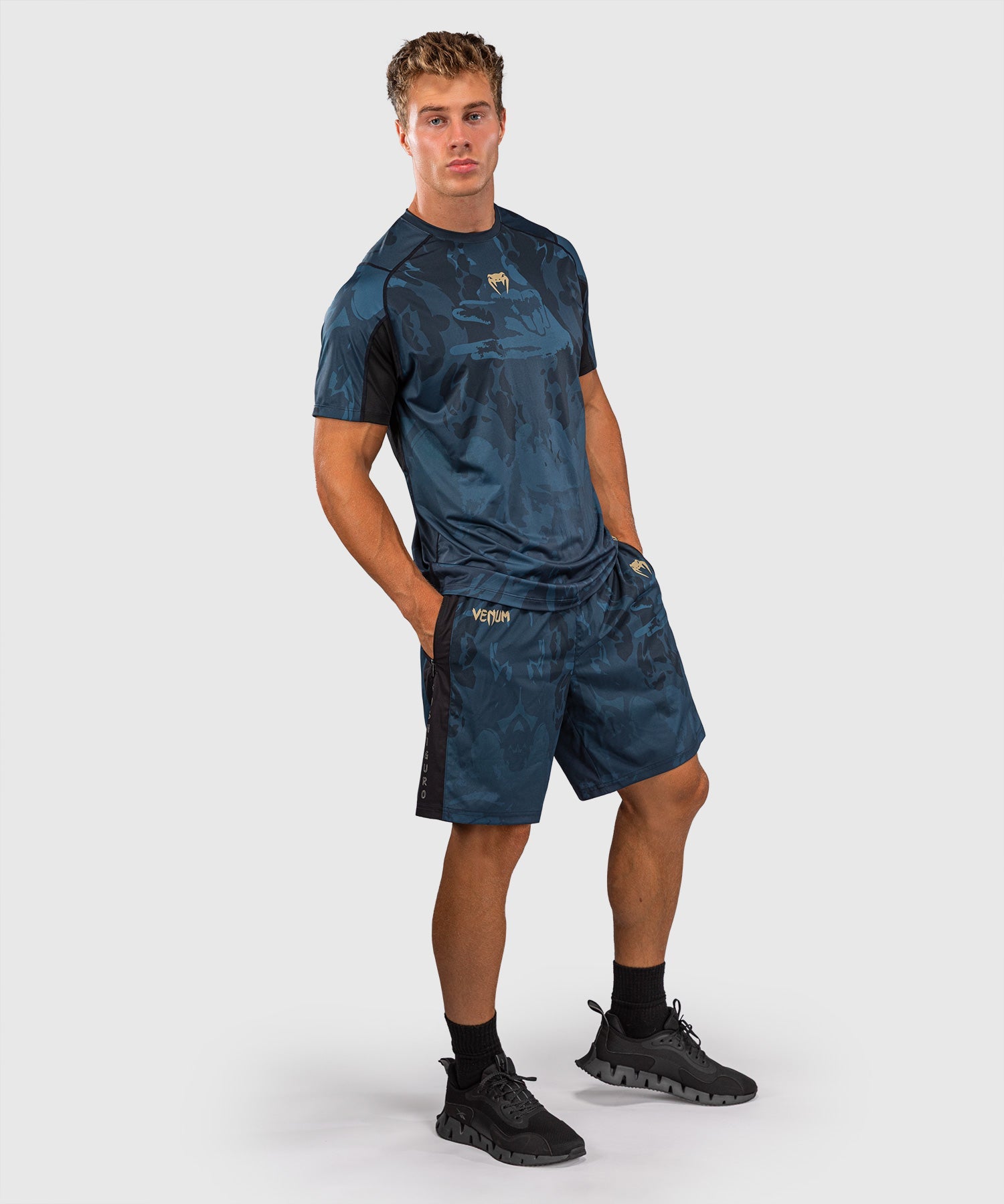 Venum T-Shirt Dry Tech Fushiguro Jujutsu Kaisen - Oceaanblauw