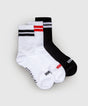 Venum Adrenaline Sportsokken 3-Pack - Zwart/Wit/Rood