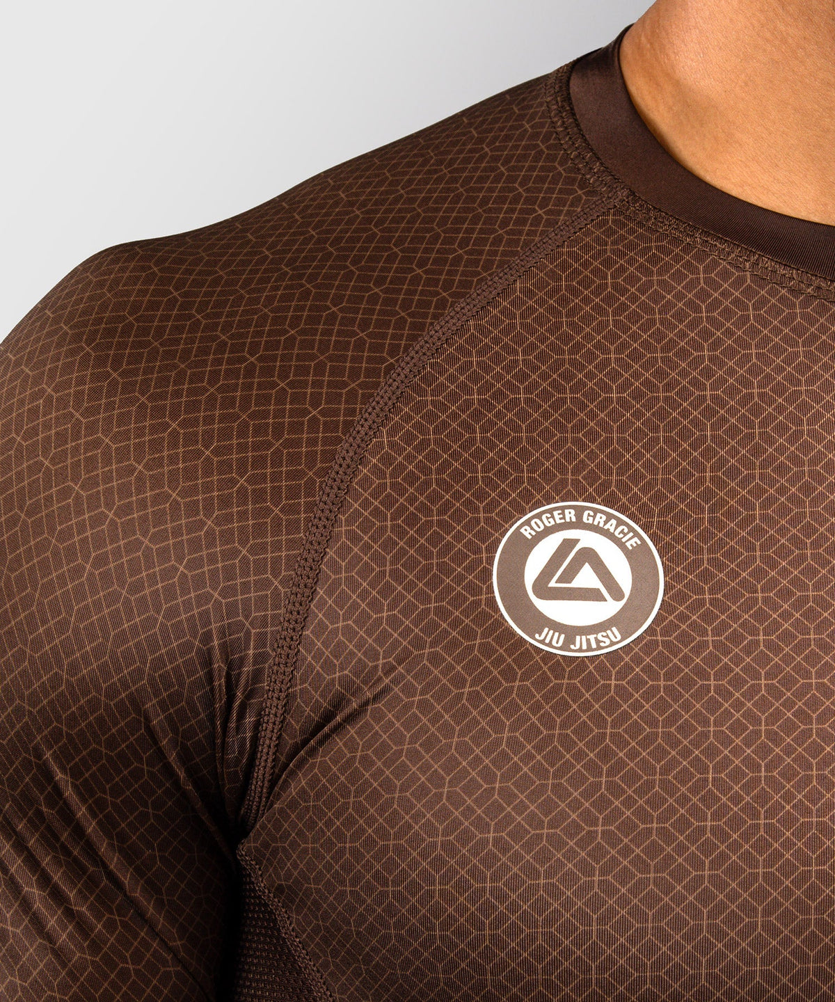 Venum Rashguard x Roger Gracie Academy - Donkerbruin