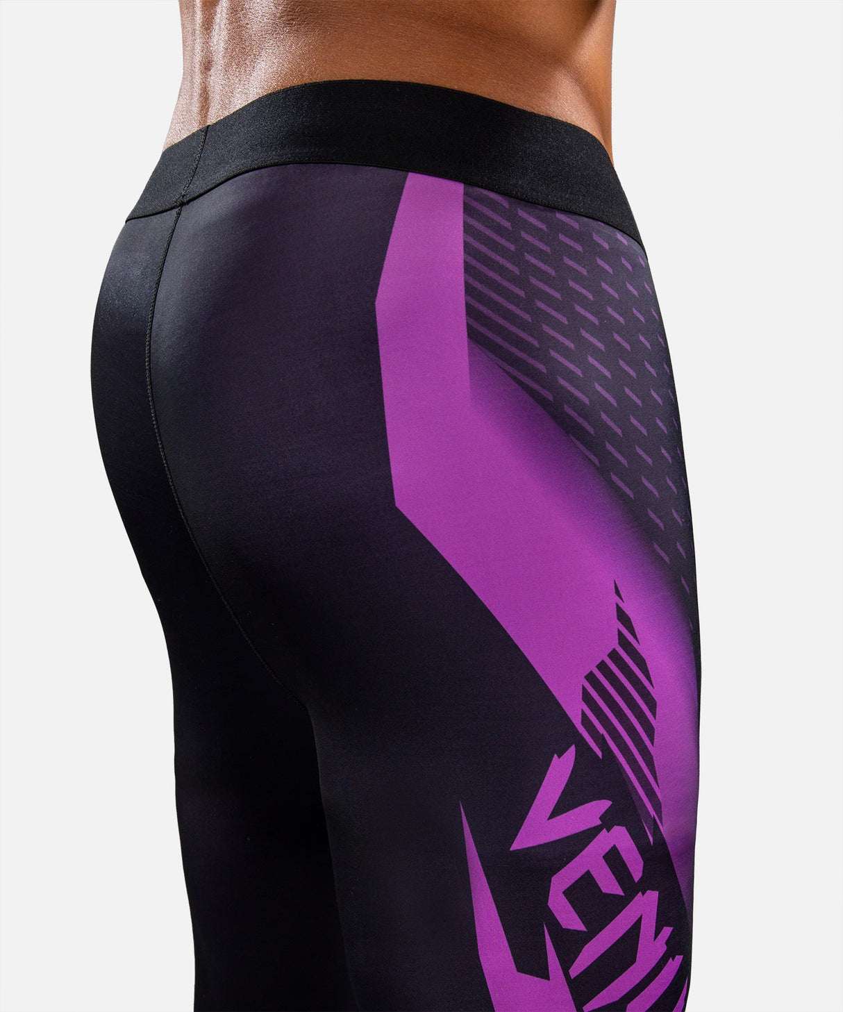 Venum Compressiebroek No-Gi 6.0 - Zwart/Paars