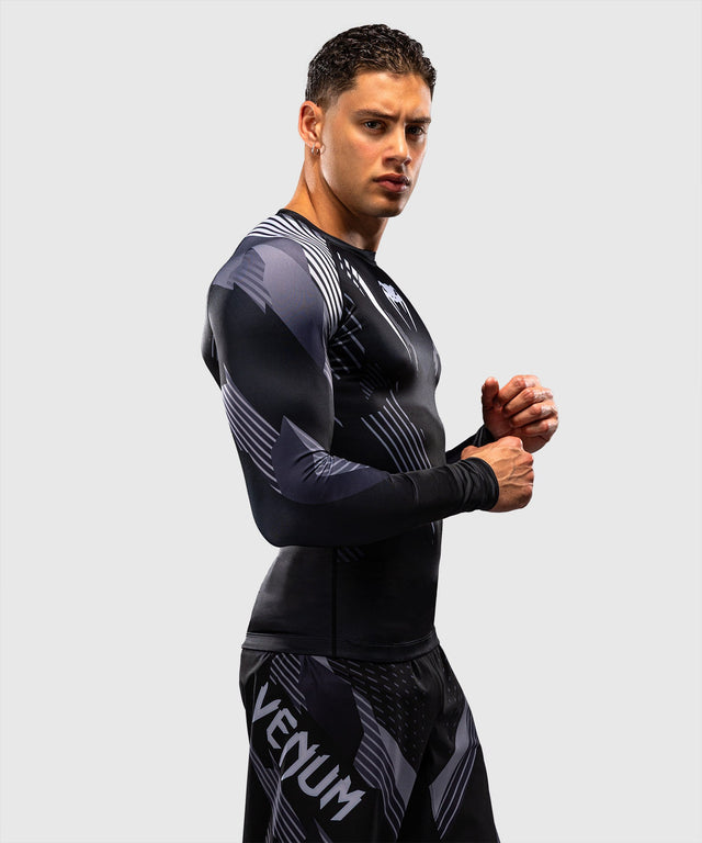 Rashguard Venum No-Gi 6.0 Mâneci Lungi – Negru/Alb
