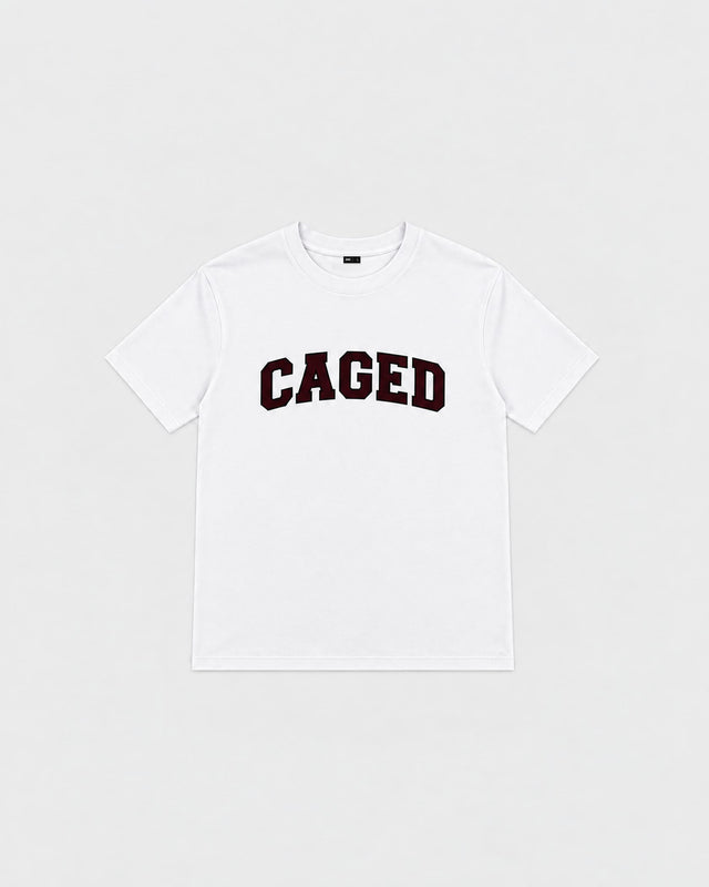 Caged T-Shirt Varsity - Wit