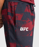 Venum UFC Trainingsbroek Zenith - Marineblauw/Bordeauxrood/Zilver