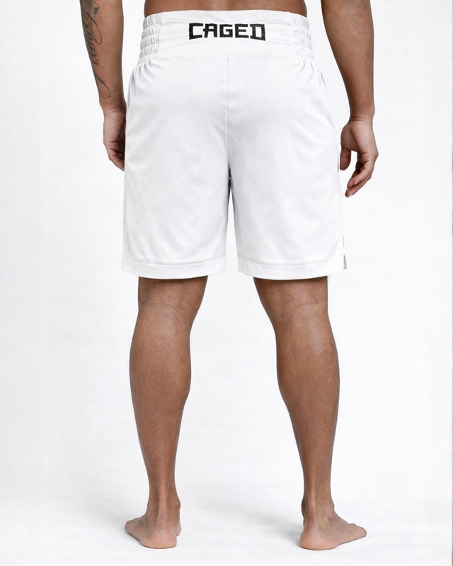 Caged Boxningsshorts Classic – Vit