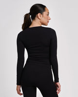 Caged Long Sleeves Aspire - Zwart