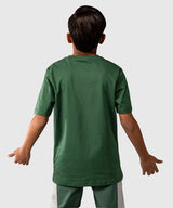 Venum T-Shirt Contender Kids - Korte Mouwen - Groen/Gebroken Wit