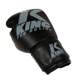 King Pro Boxing Boxing Gloves Platinum - Black/Gray 