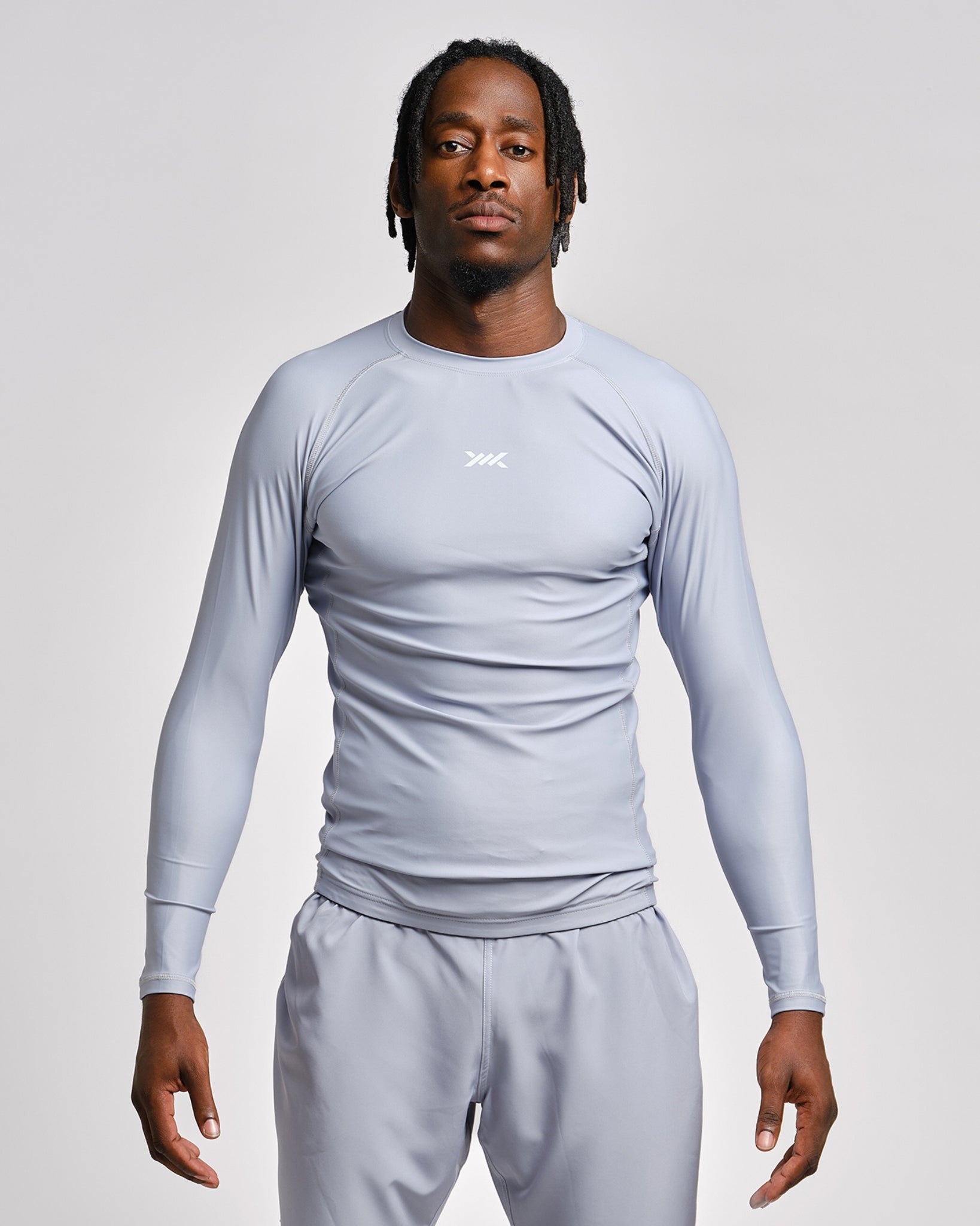 Caged Rashguard Tactical Lange Mouwen - Gunmetal Grey