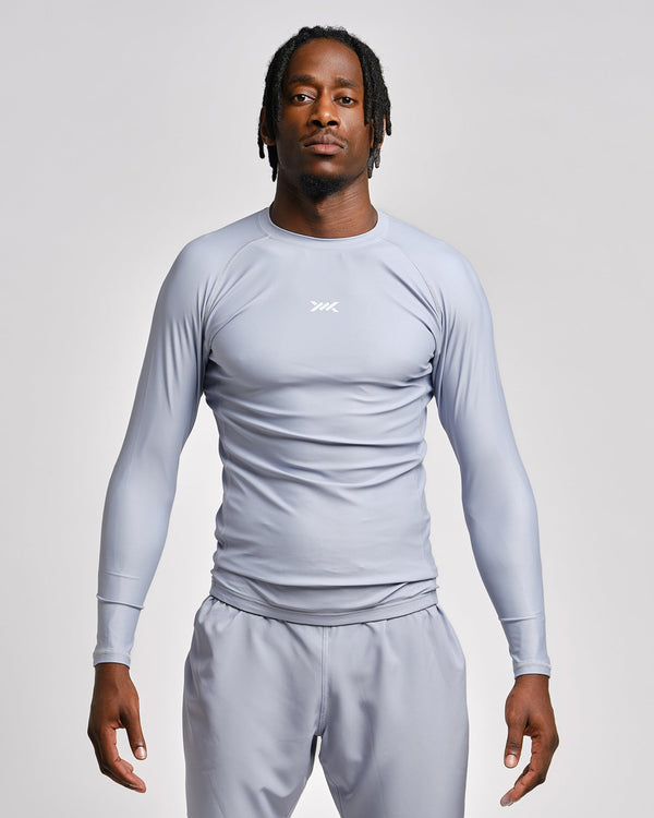 Caged Rashguard Tactical Lange Mouwen - Gunmetal Grey