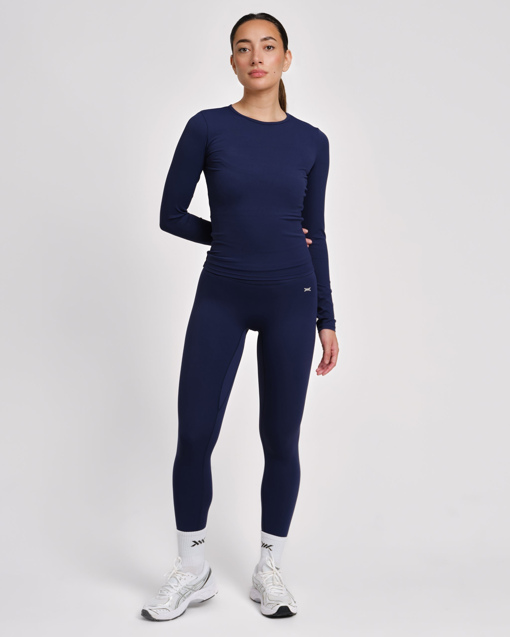 Caged Long Sleeves Aspire - Navy Blauw
