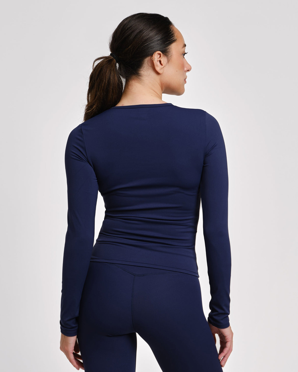 Caged Long Sleeves Aspire - Navy Blauw