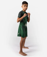 Venum Boksbroek Attack Kids - Groen/Gebroken Wit