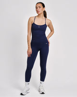 Caged Tank Top Aspire - Navy Blauw