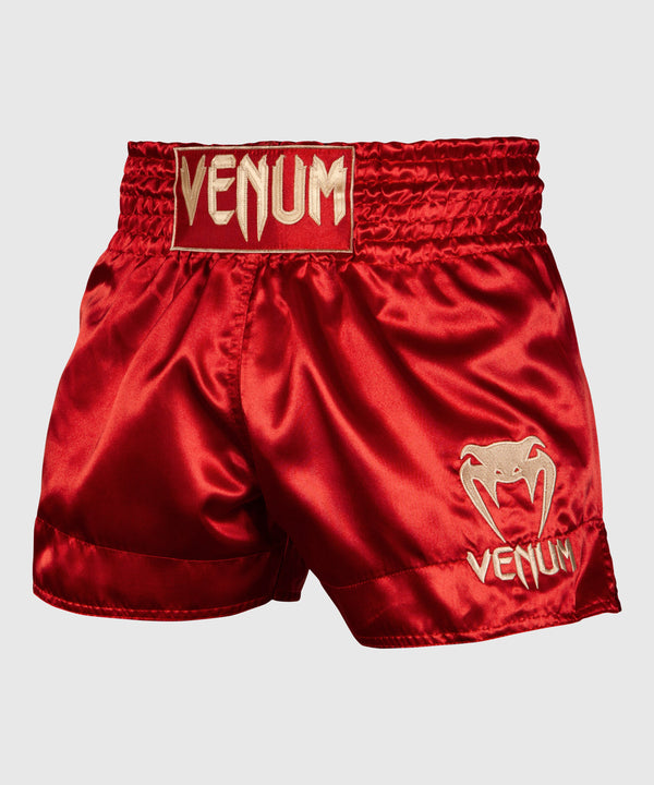 Pantaloncini Kickboxing Venum Classic – Rosso/Oro