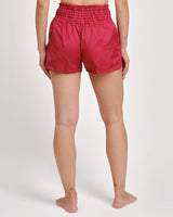 Caged Classic Muay Thai Shorts - Bordeaux Rood