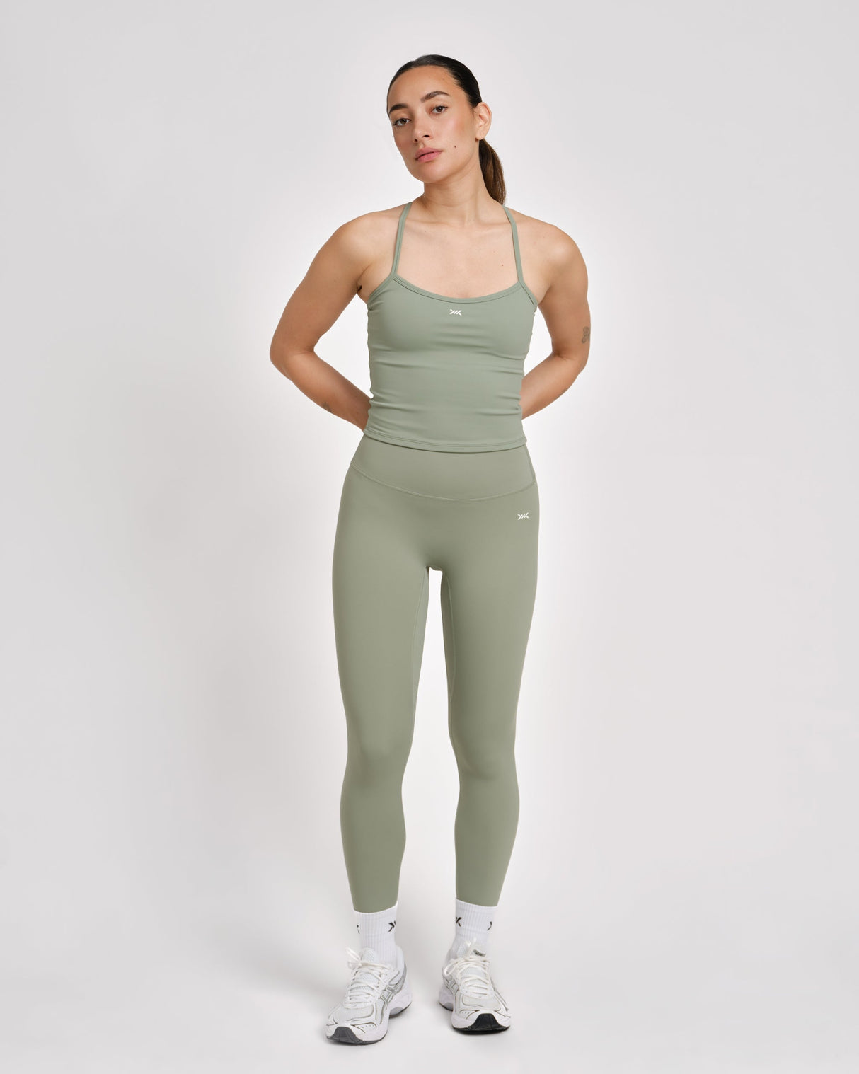 Caged Tank Top Aspire - Sage Green