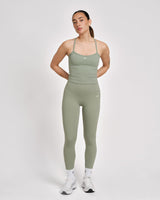 Caged Tank Top Aspire - Sage Green
