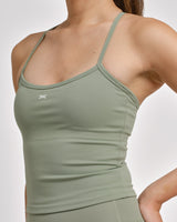 Caged Tank Top Aspire - Sage Green