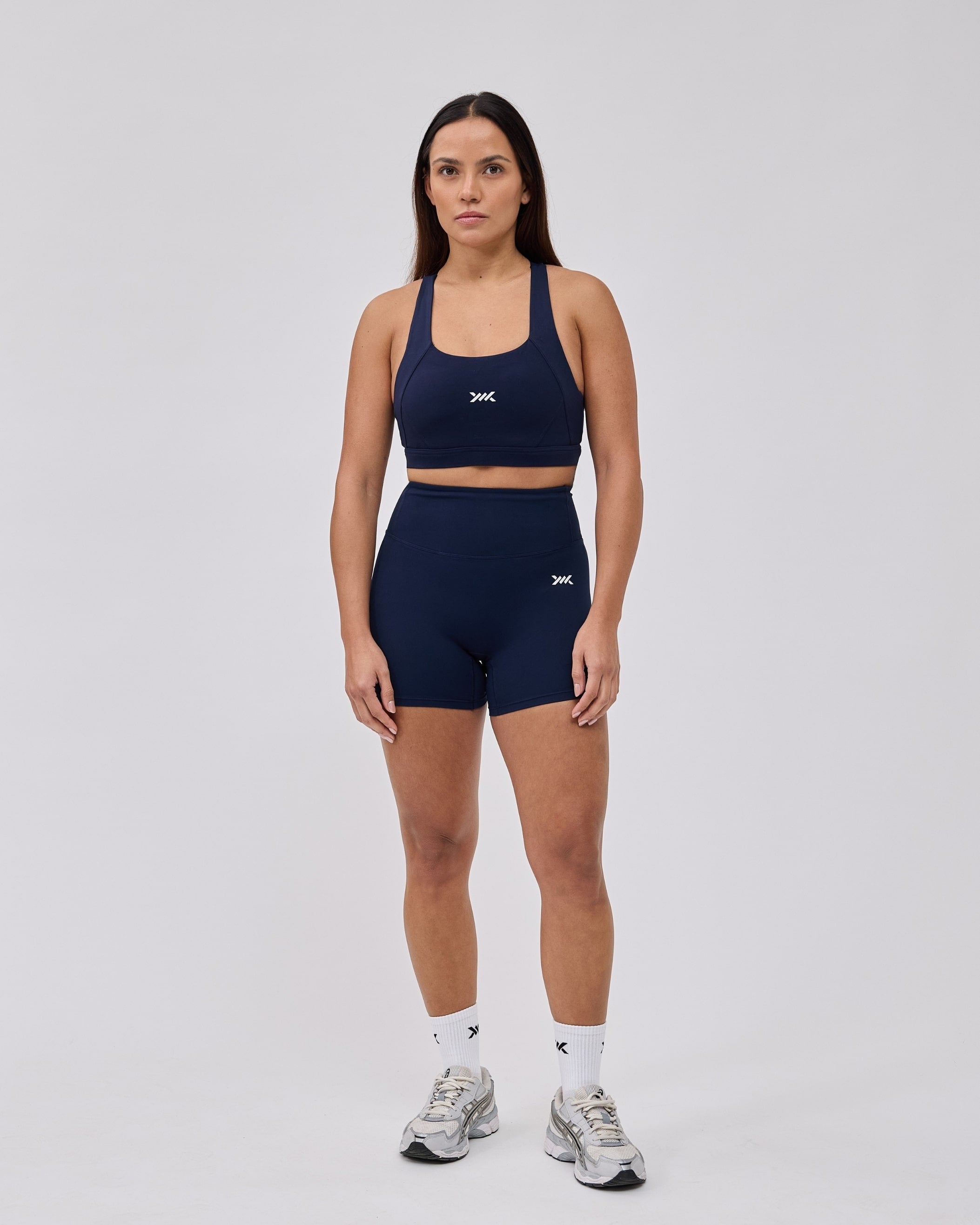 Caged Essential shorts - Navy Blauw