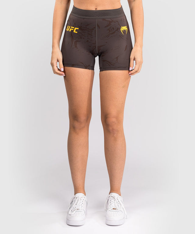 Venum UFC Kompressionsshorts Fusion Damen Fight Week – Braun