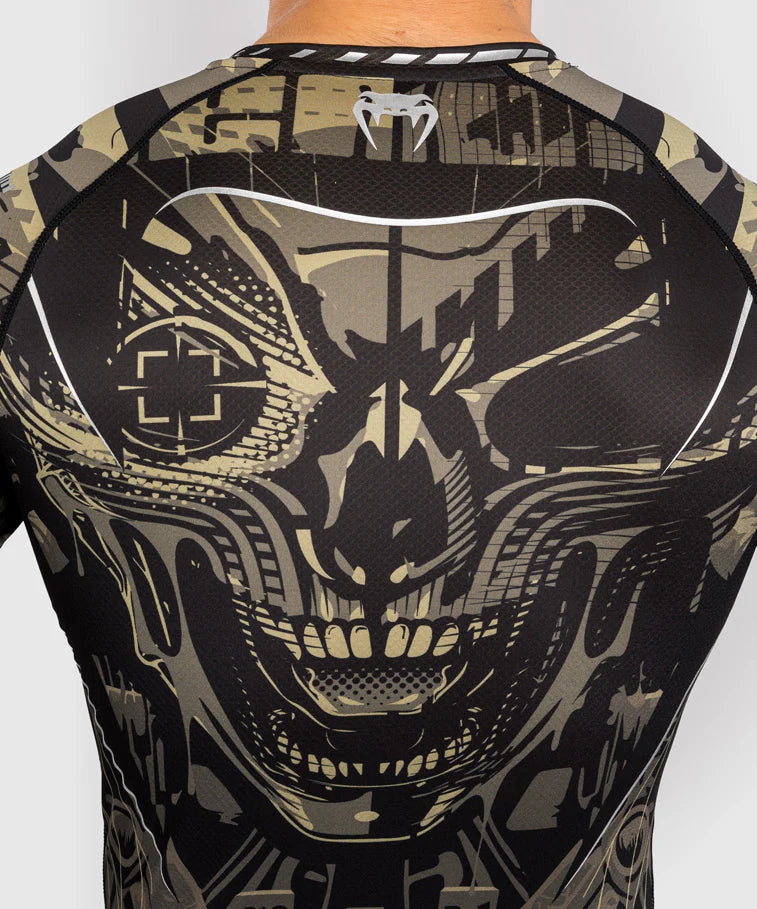 Venum Rashguard Lange Mouwen Invader - Zwart/Zand