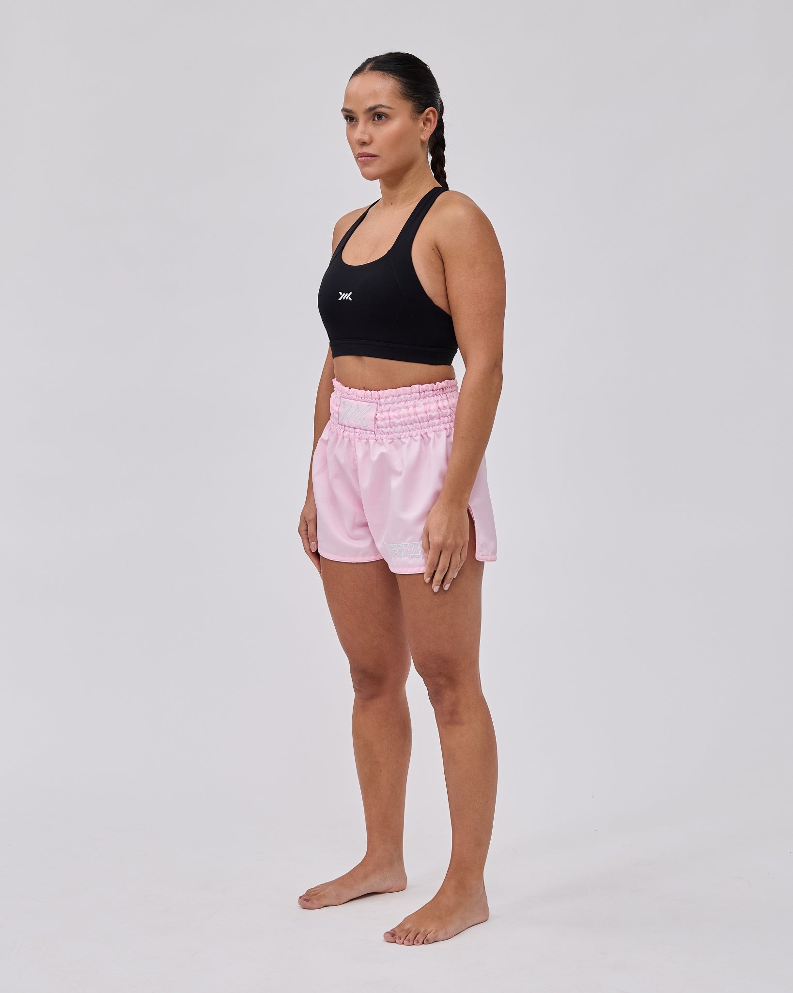 Caged Classic Muay Thai Shorts - Licht roze