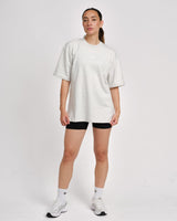 Caged T-Shirt 'CBU' - Lichtgrijs